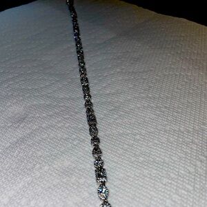 GLD Mixed diamond pave chain 19”